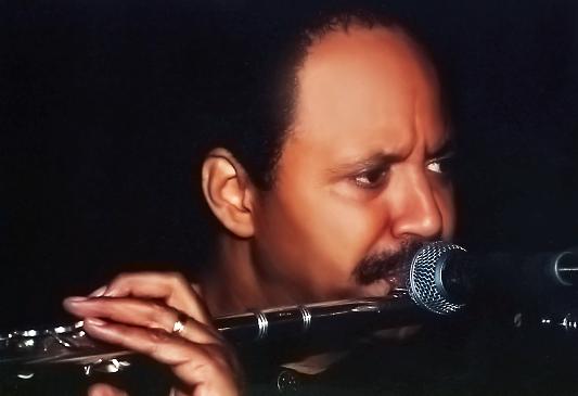 Wayne Preston plays many instruments, including the flute.